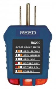 REED R5200 Receptacle Tester