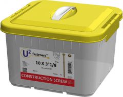 U2 Fasteners #10 x 3-1/8" T25 Drive Construction Screw