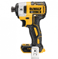 20V MAX* XR 1/4" 3-Speed Impact Driver (Bare)