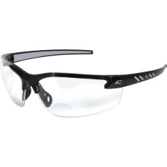 Zorge G2 - Black Frame / Clear 2.0 Progressive Magnification Lenses Safety Glasses