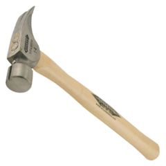 14 oz Titanium Smooth Face/ Straight 16" Framer Hammer with Hickory Handle