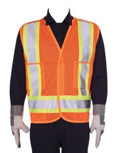 Hi-Viz Orange, 5 Point, CSA Traffic Vest
