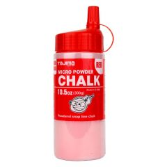 10oz Micro Chalk Ultra Fine Snap Line Chalk - Red