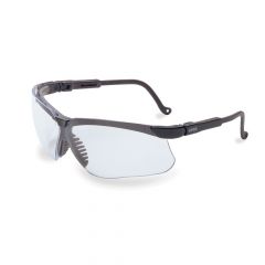 Genesis Safety Eyewear, Black Frame, Clear Ultra-Dura Hardcoat Lens