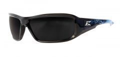 Brazeau Apocalypse 2 Safety Glasses - Black & Blue/Smoke Lenses