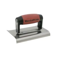 Marshalltown 6" x 3" Curved End Edger Trowel with DuraSoft Handle