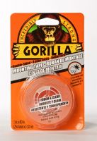Gorilla Double Sided Mounting Tape, 1in x 60in