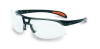 Protégé Safety Eyewear, Metallic Black Frame, Clear Ultra-Dura Hardcoat Lens