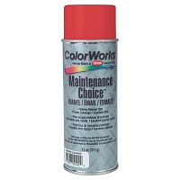 Krylon ColorWorks Spray Paint in Gloss Safety Red for Metal, 10 oz.
