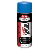Krylon Tough Coat Rust Preventative Spray Paint in Gloss OSHA Blue for Metal, Steel, 12 oz.